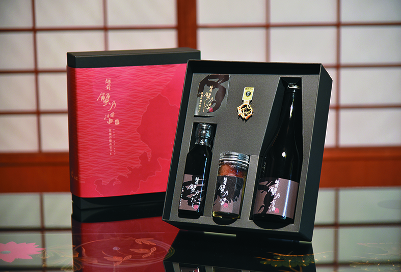 初味寿司本店様「越前 蟹乃醤 至福の極みセット」ロゴ・パッケージ制作