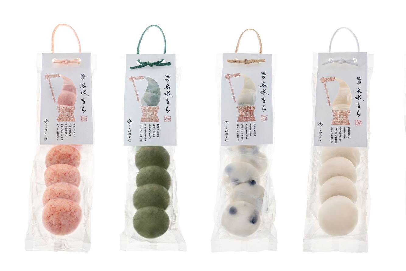 米の菓ゆめすけ様「越前名水もち」パッケージ制作